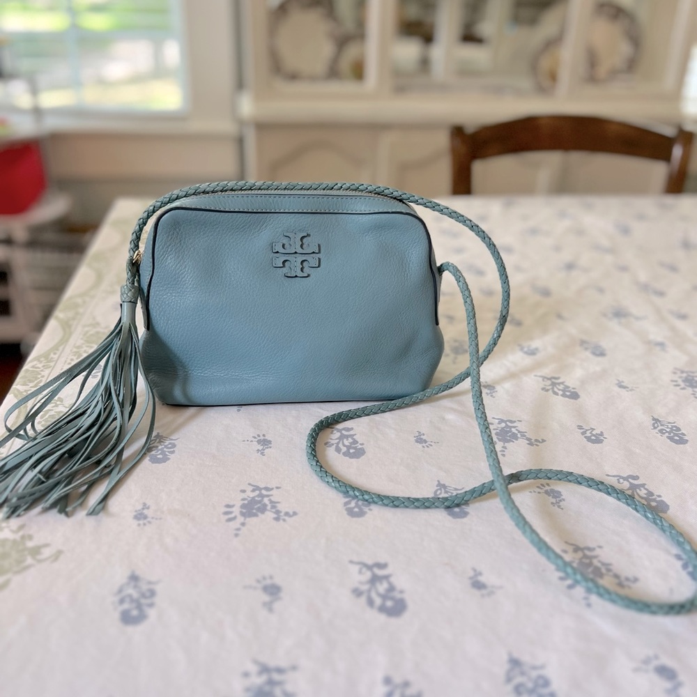 Tory Burch blue crossbody
